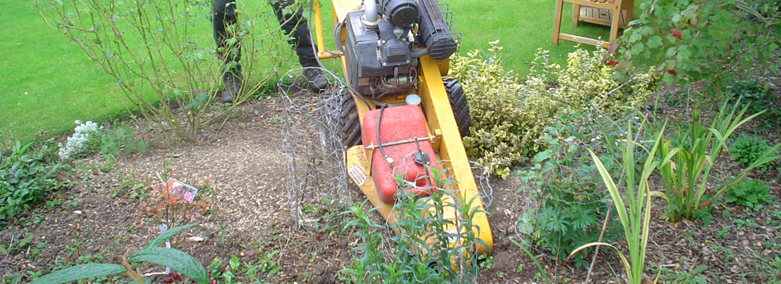 Stump grinding